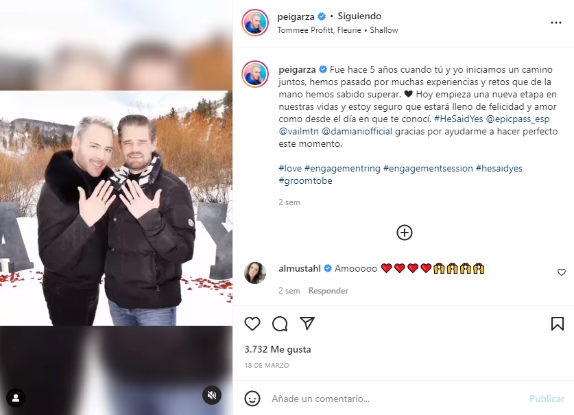 Pei Garza se casará con su novio
