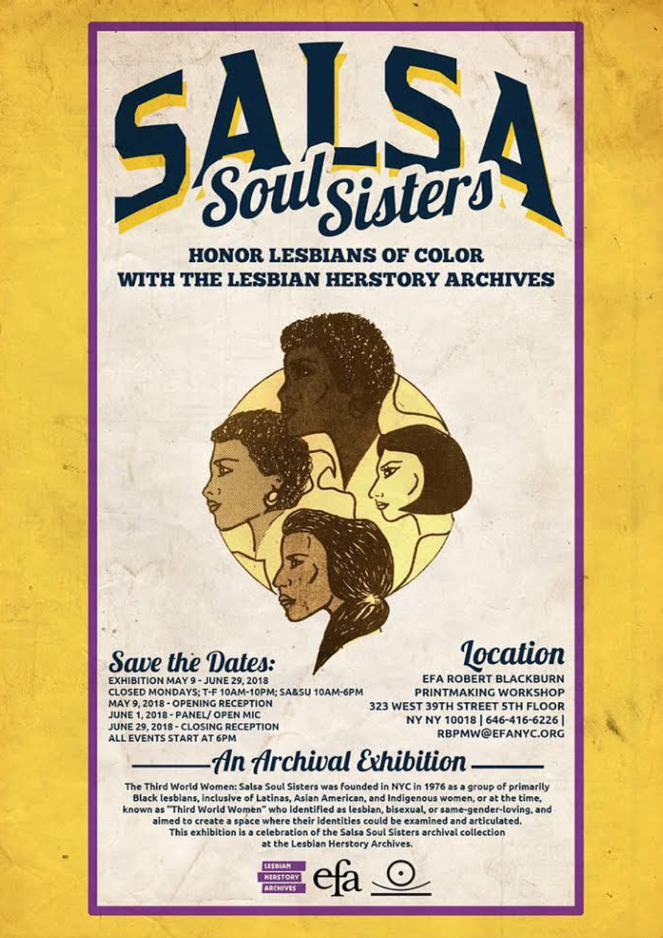 salsa soul sisters carteles historia lésbica