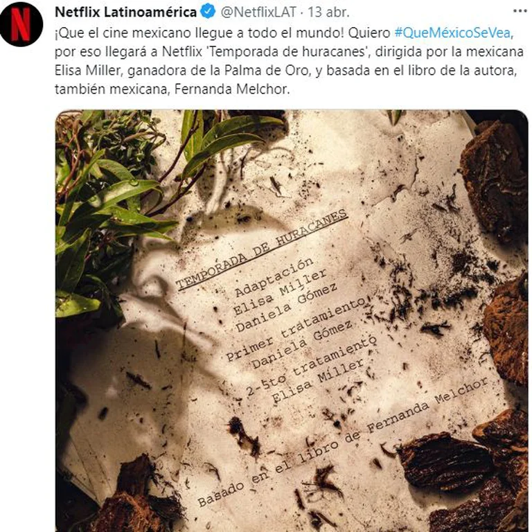 Película de Netflix Temporada de Huracanes