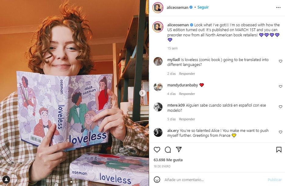 ALice Oseman creadora de Heartstopper es asexual y arromántica
