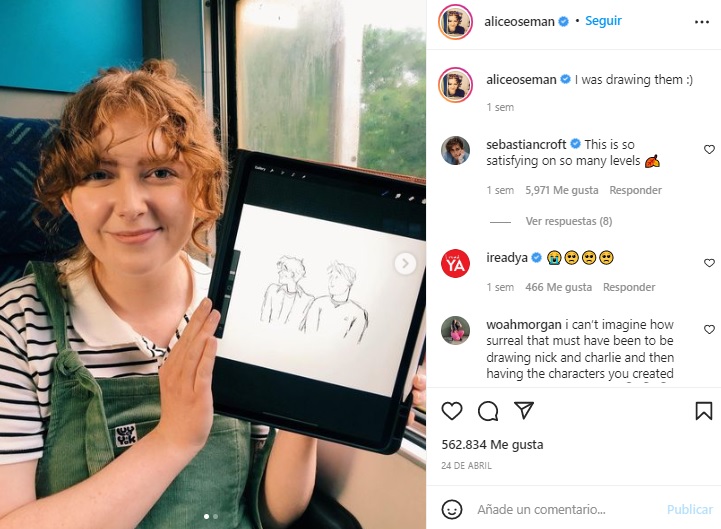 Alice Oseman creadora de Heartstopper