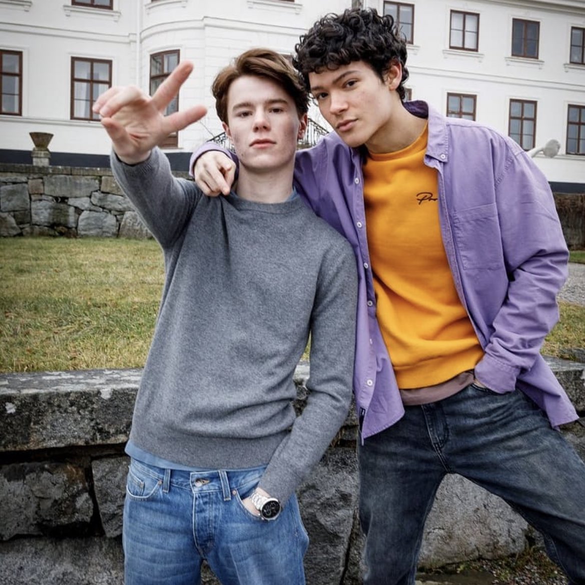 edvin ryding omar rudberg young royals 2 season wrap bromance fotos