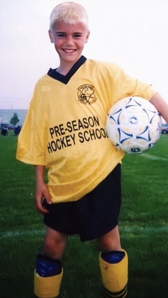 fotos evolución justin bieber hockey