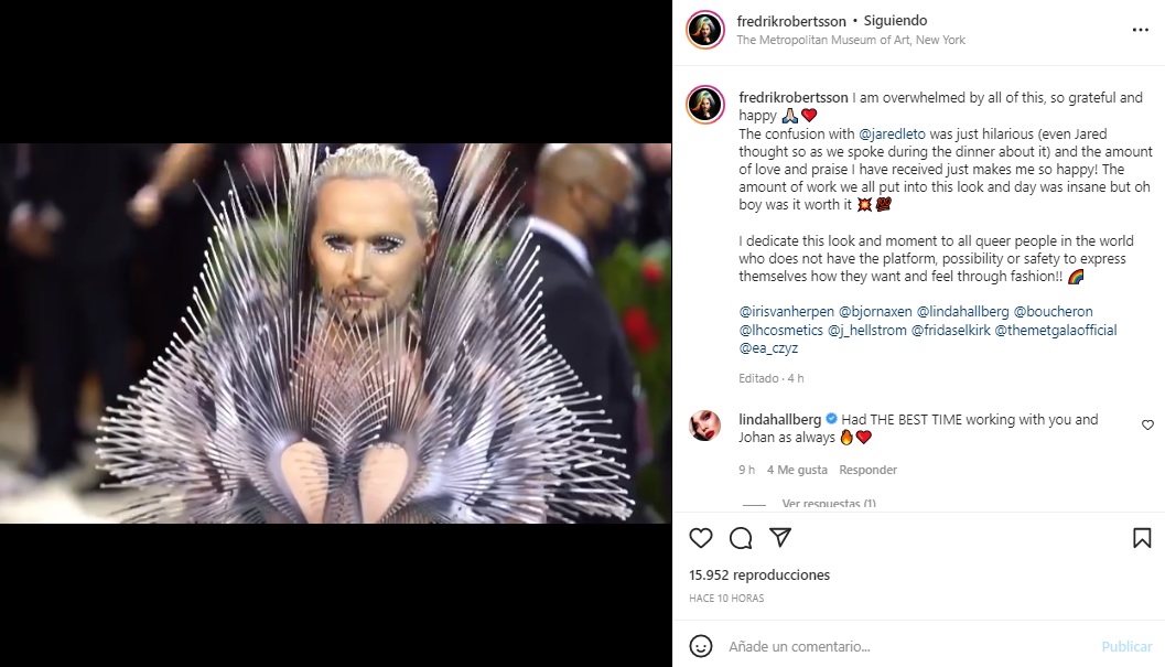 Fredrik Robertsson activista LGBT+