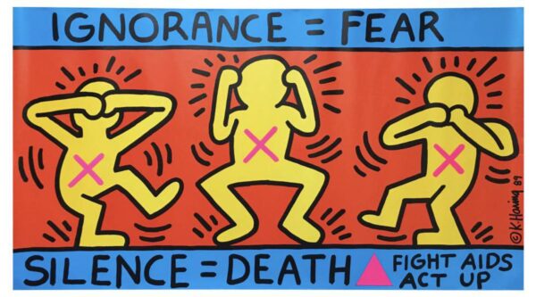 ignorance fear keith haring VIH gay arte urbano