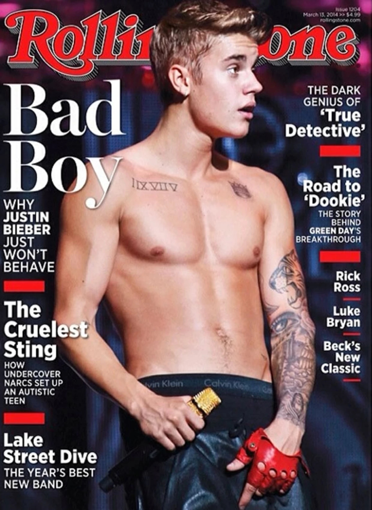 justin bieber evolución fotos rolling stone
