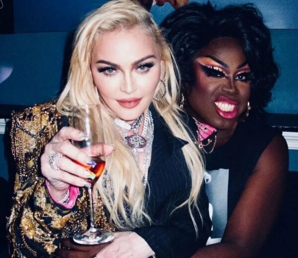 Madonna y Bob the drag queen 