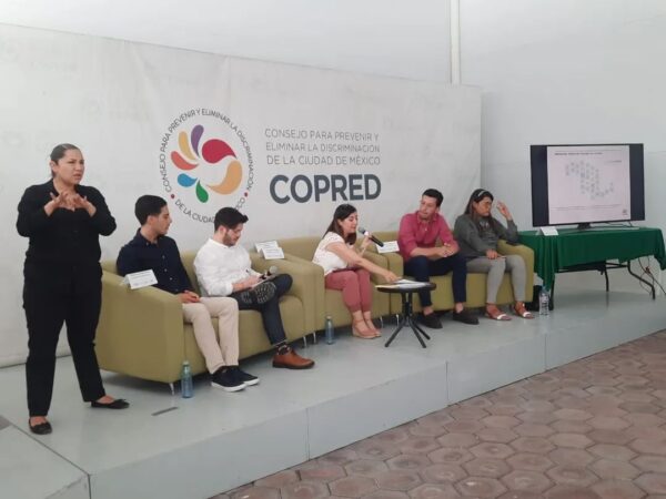 Presentación de segundo reporte de actividades de Visible en Copred.
