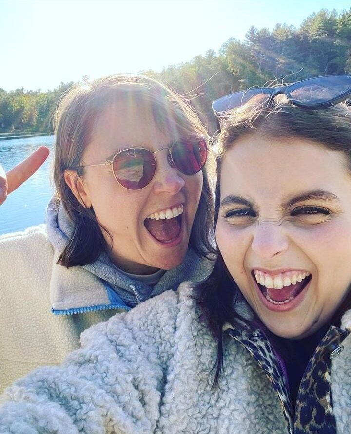 Lesbianas pareja beanie