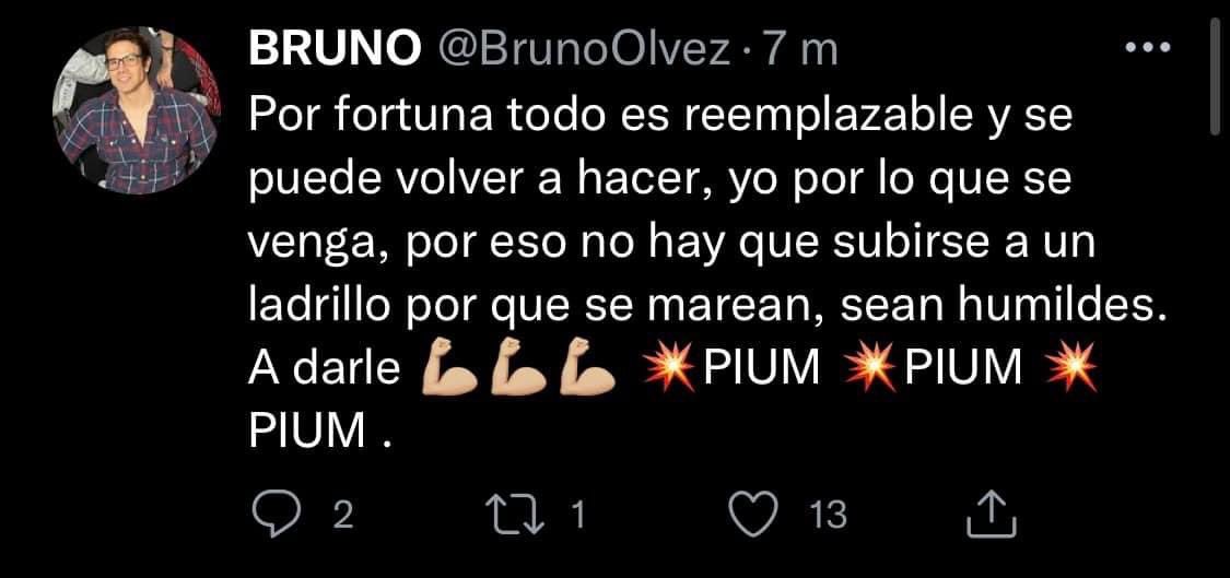 Bruno Olvez tuit
