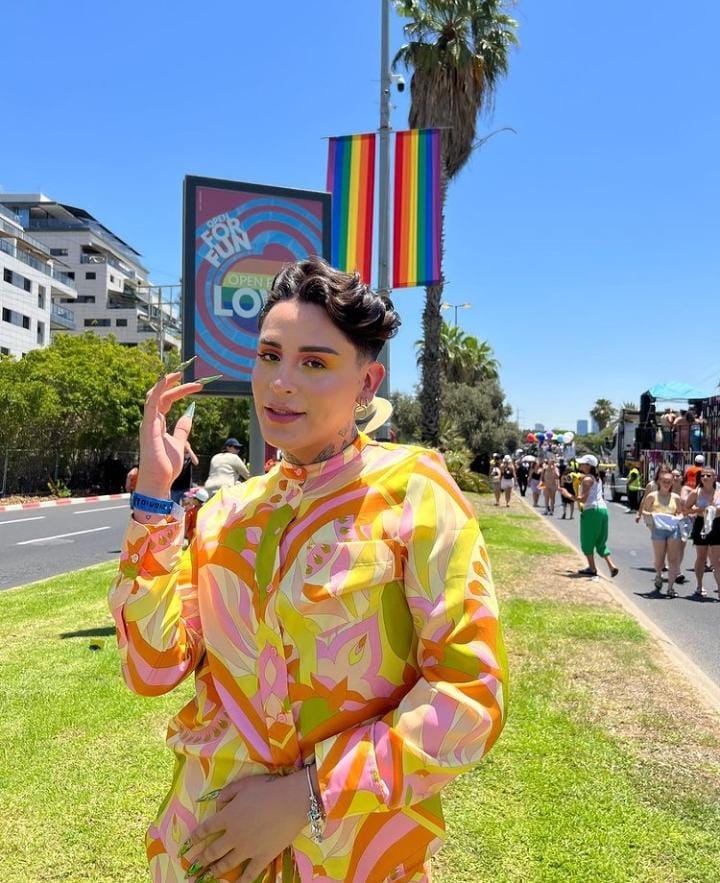 kunno influencer pride israel tel aviv