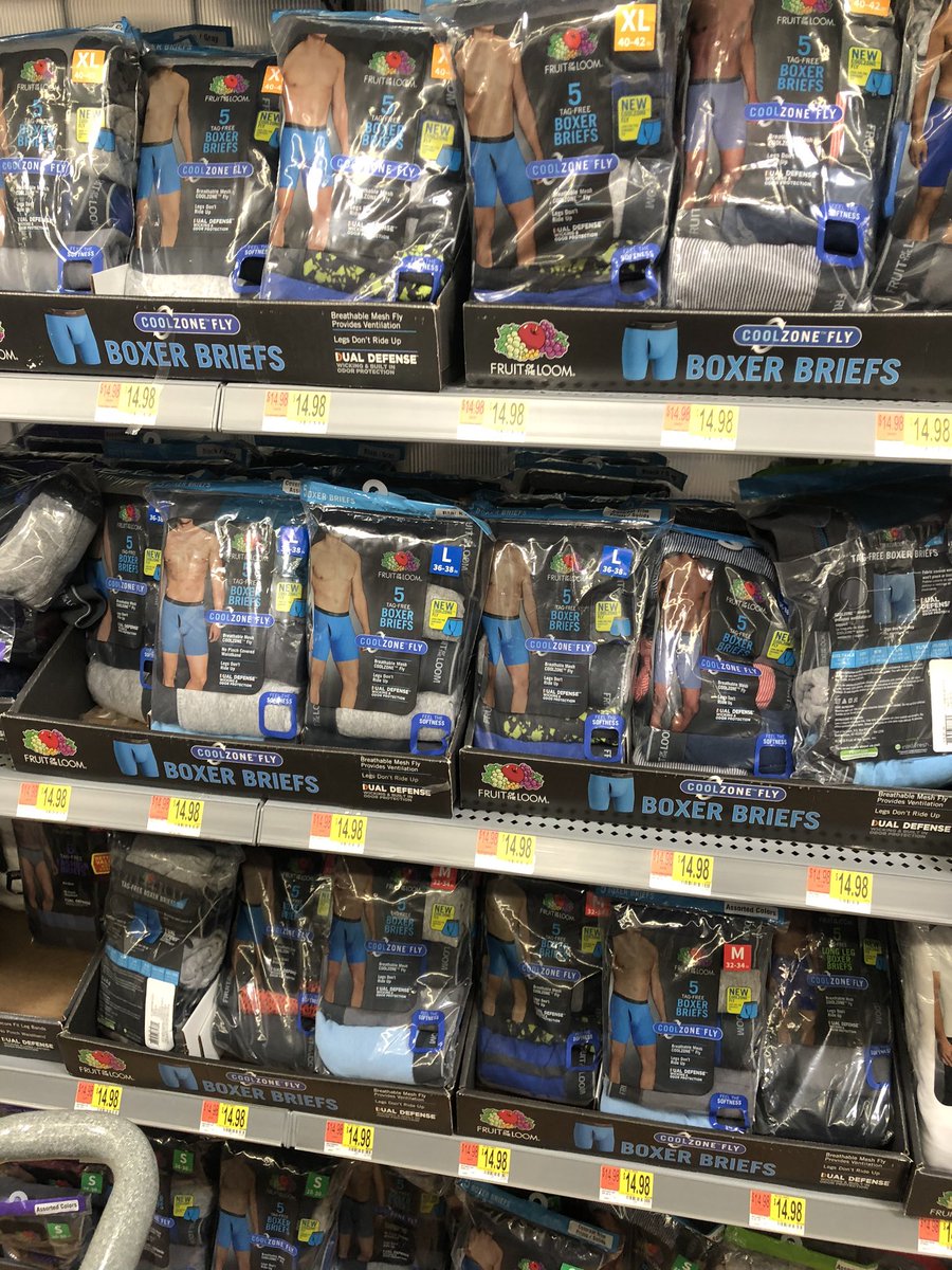 Boxers del pasillo de supermercado ropa interior 
