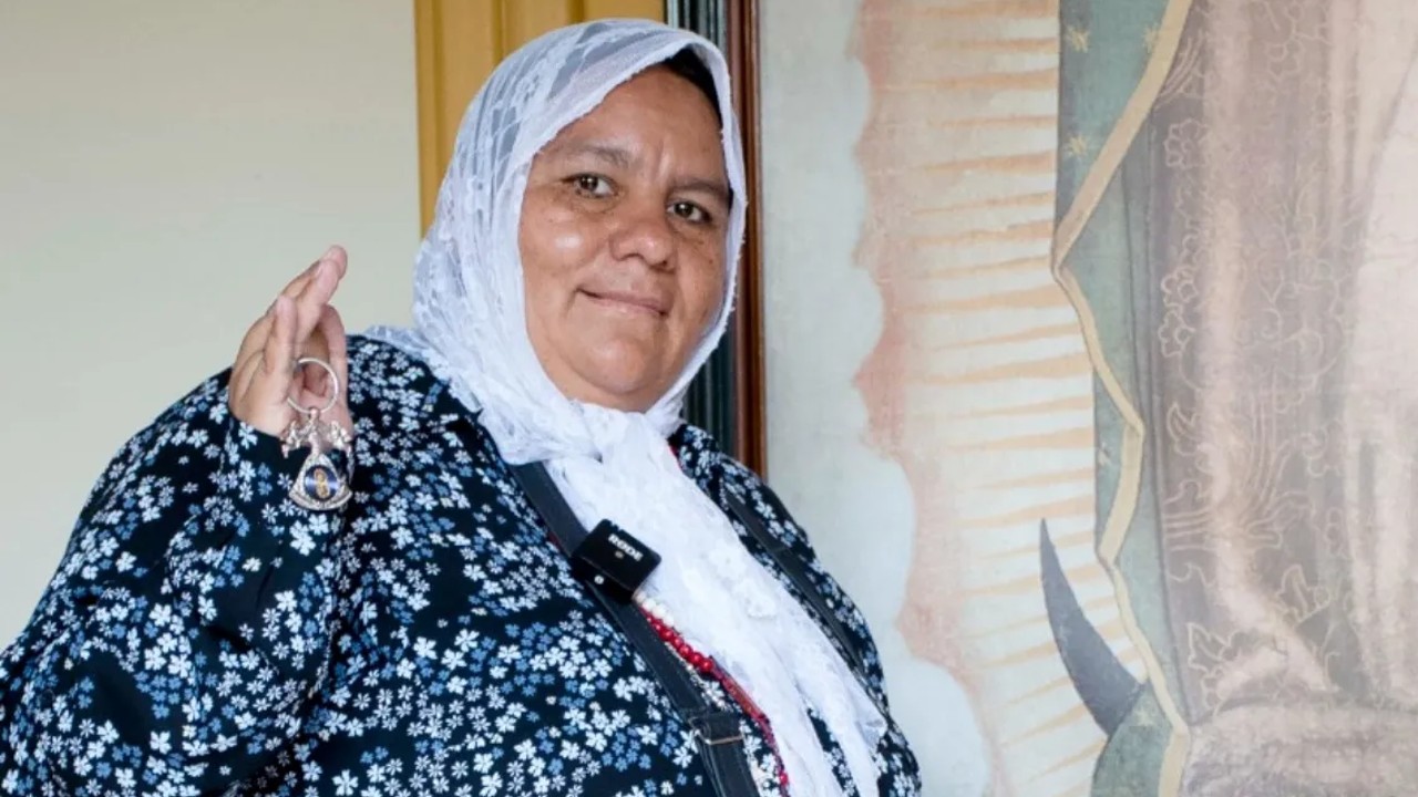 quién es Edith navarro señora católica de zacatecas anuncio la purísima