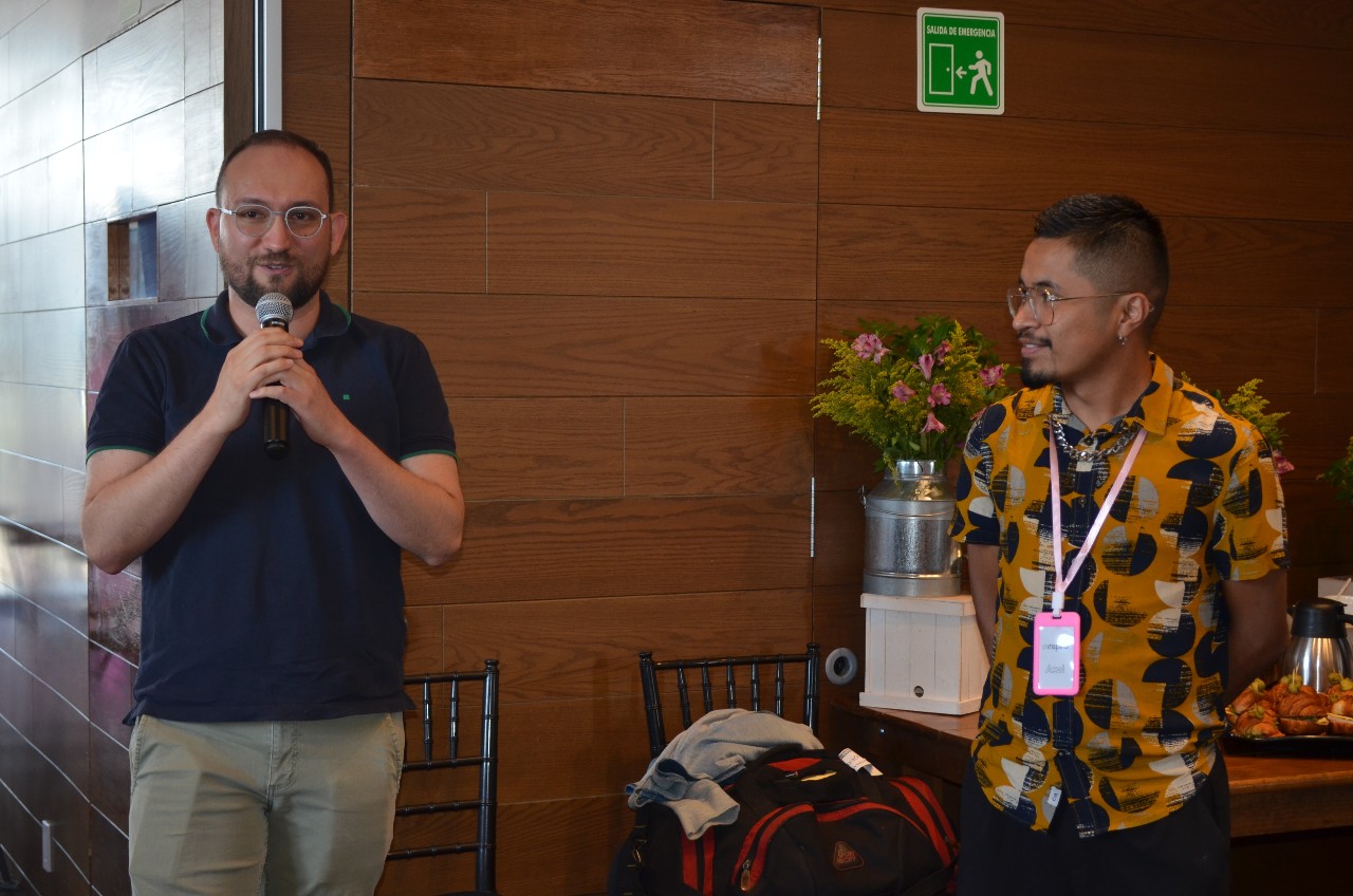 Temístocles Villanueva y Axel Bautista