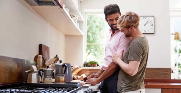 Espontaneidad en pareja gay