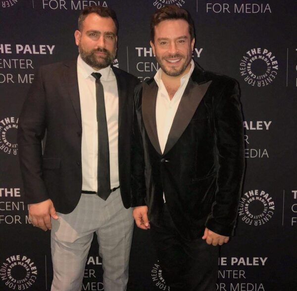 La pareja en los Paley Center Awards. Actor de Keep Breathing.