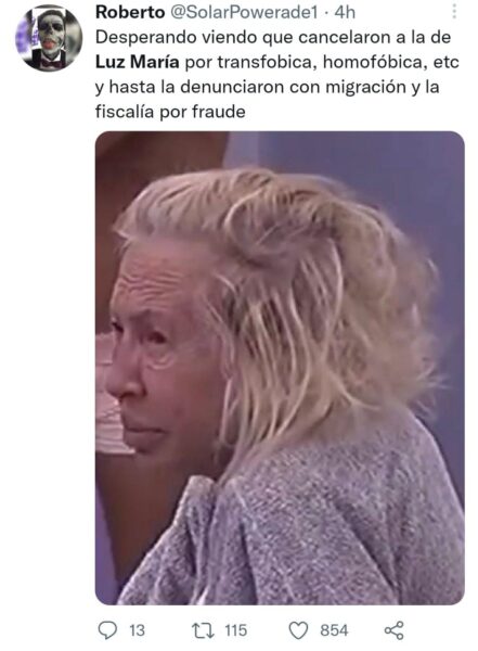 Luz maría fraude meme