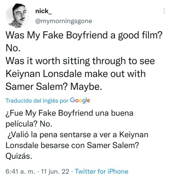 Samer Salem tuit fake boyfriend