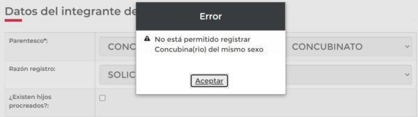 discriminación IMSS LGBT concubinato casos mismo sexo