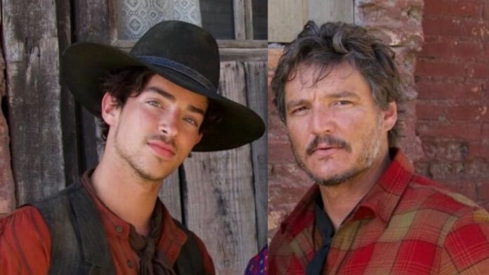 manu-rios-pedro-pascal-extrana-forma-de-vida-strange-way-of-life Manu Ríos en Strange way of life pedro pascal foto en set western cowboy vaquero