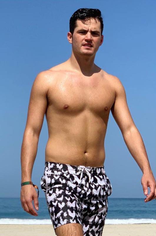 Martín Barba cuerpo antes