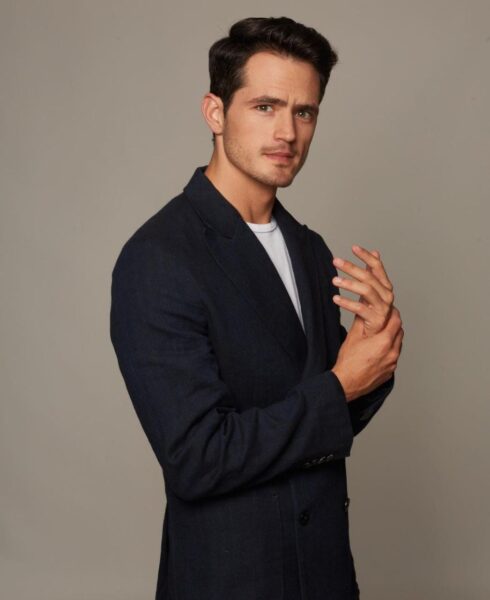 Martín barba como modelo.