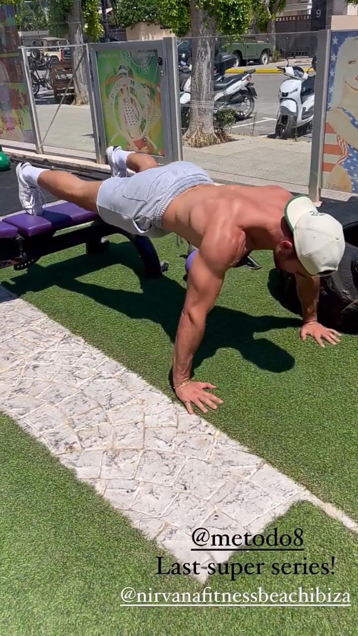 Miguel ángel silvestre ejercicio