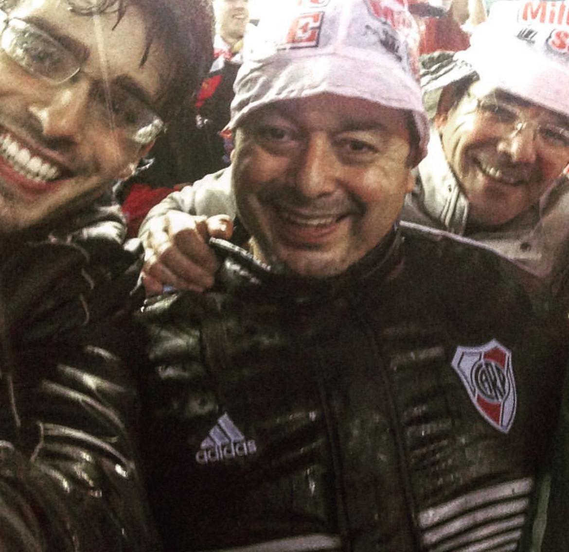 actor en festejo de river plate