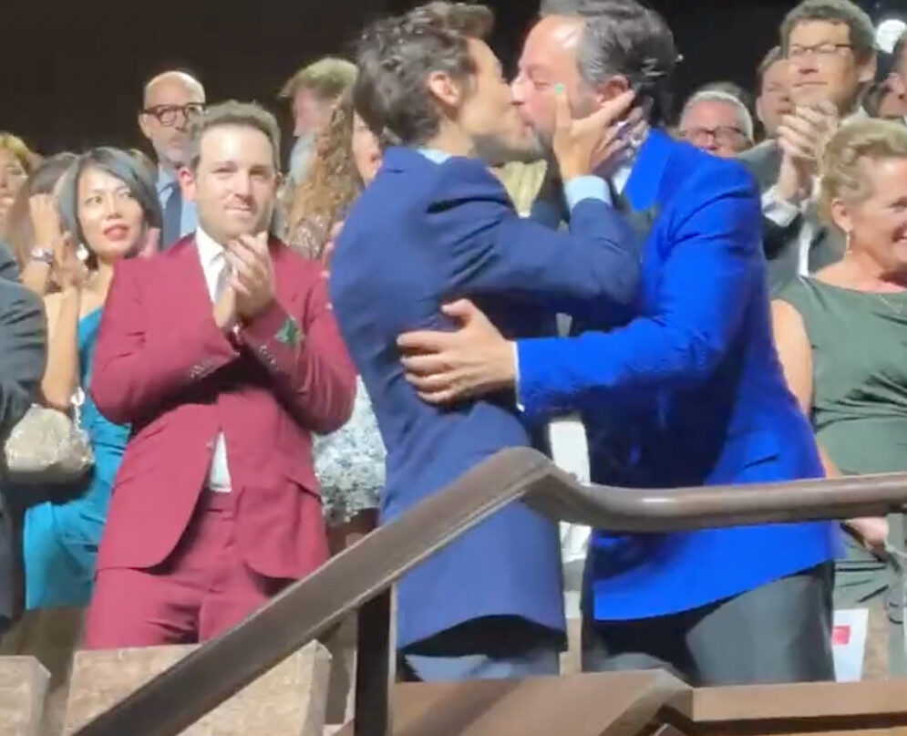 Nick Kroll Harry Styles beso gay Festival Internacional de Cine de Venecia 2022 Don't Worry Darling Ramin