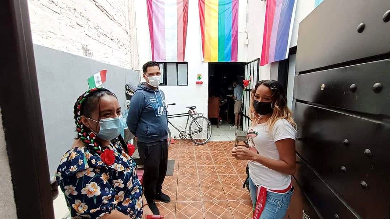 Casa Orquídea es un refugio para personas LGBT+ en San Luis Potosí. Refugios LGBT+ México