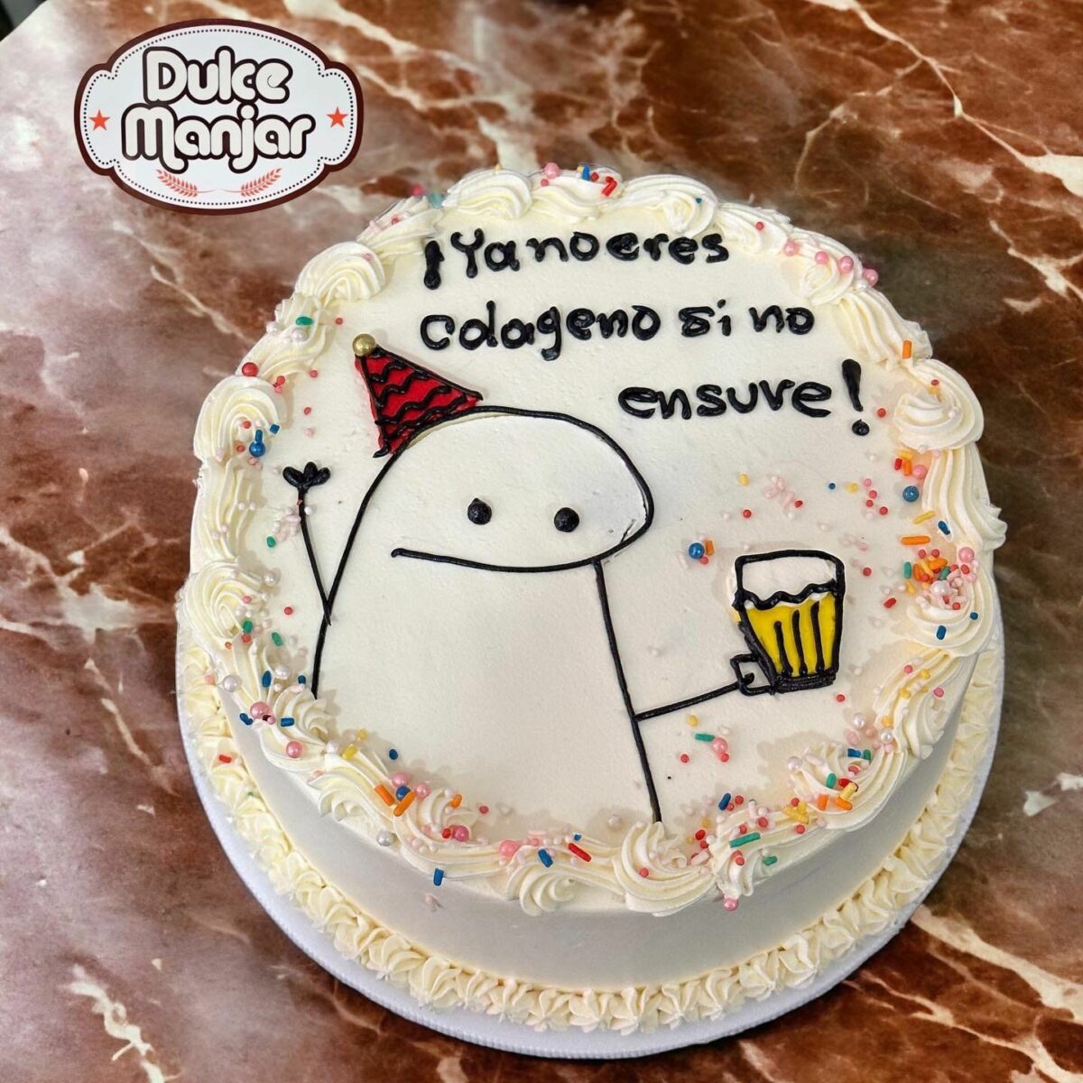 Pastel colágeno ensure