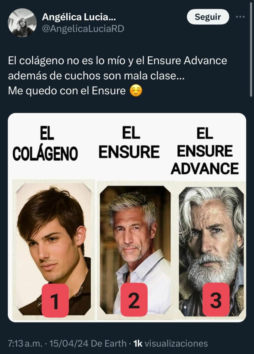 Colágeno y ensure meme