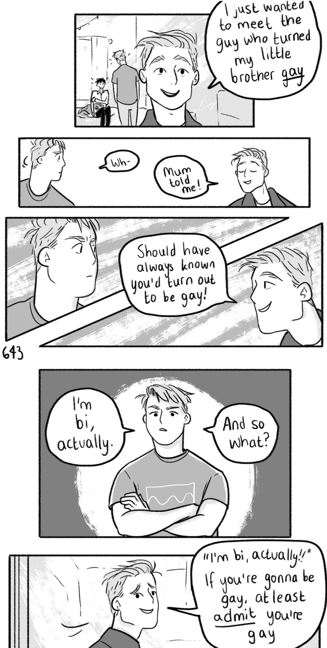 ideas falsas bisexualidad david nick heartstopper