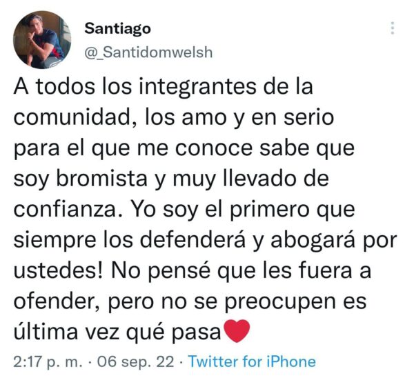 Santiago Domínguez La Academia disculpa