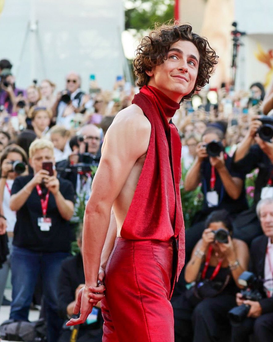 timothée chalamet 2022 fotos evolución festival de venecia