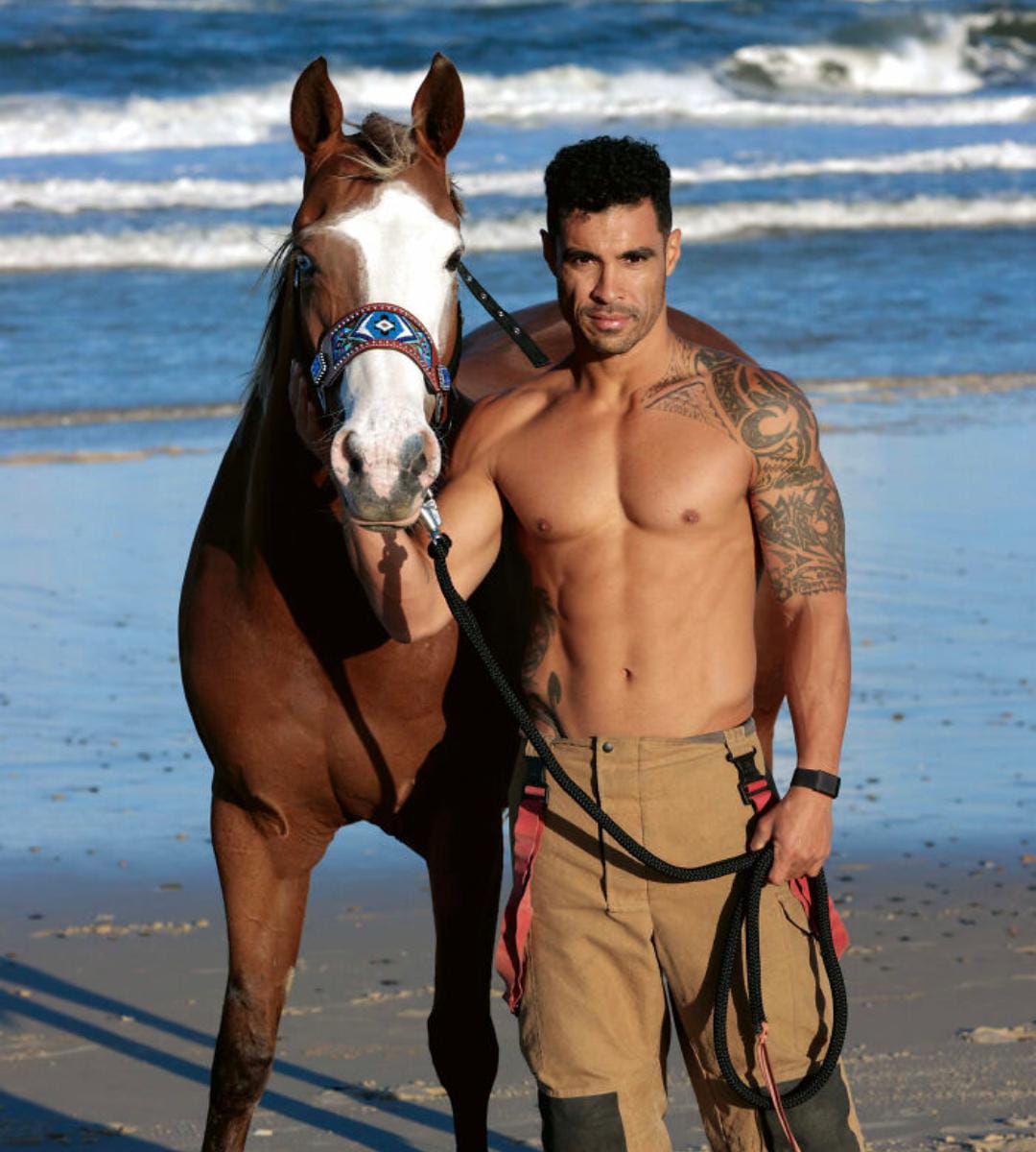 Las locaciones fueron variadas, esta foto fue tomada en la playa