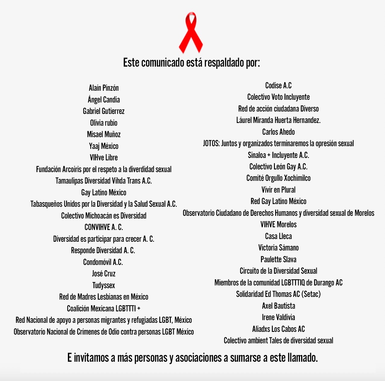 comunicado activistas maria clemente 2