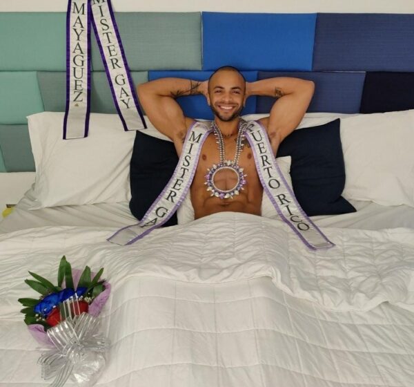 José con su banda de Mr. Gay Puerto Rico