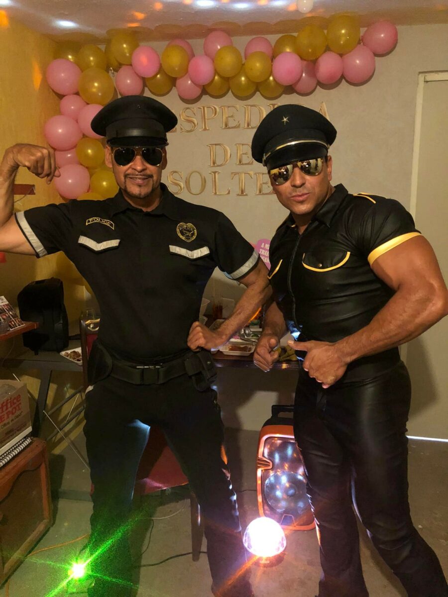 policia striper disfraz