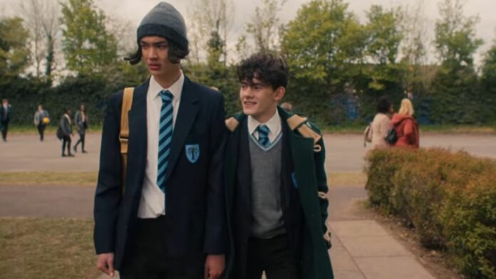 relaciones amistades bromosexuales series lgbt Heartstopper tao charlie