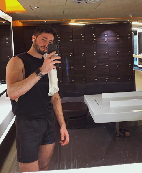 Roberto en el gimnasio