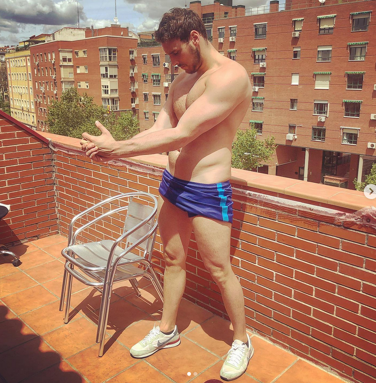 Víctor Gutiérrez famosos gay posar ropa interior