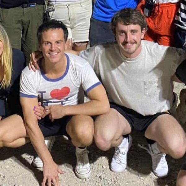 Andrew Scott junto a Paul Mescal