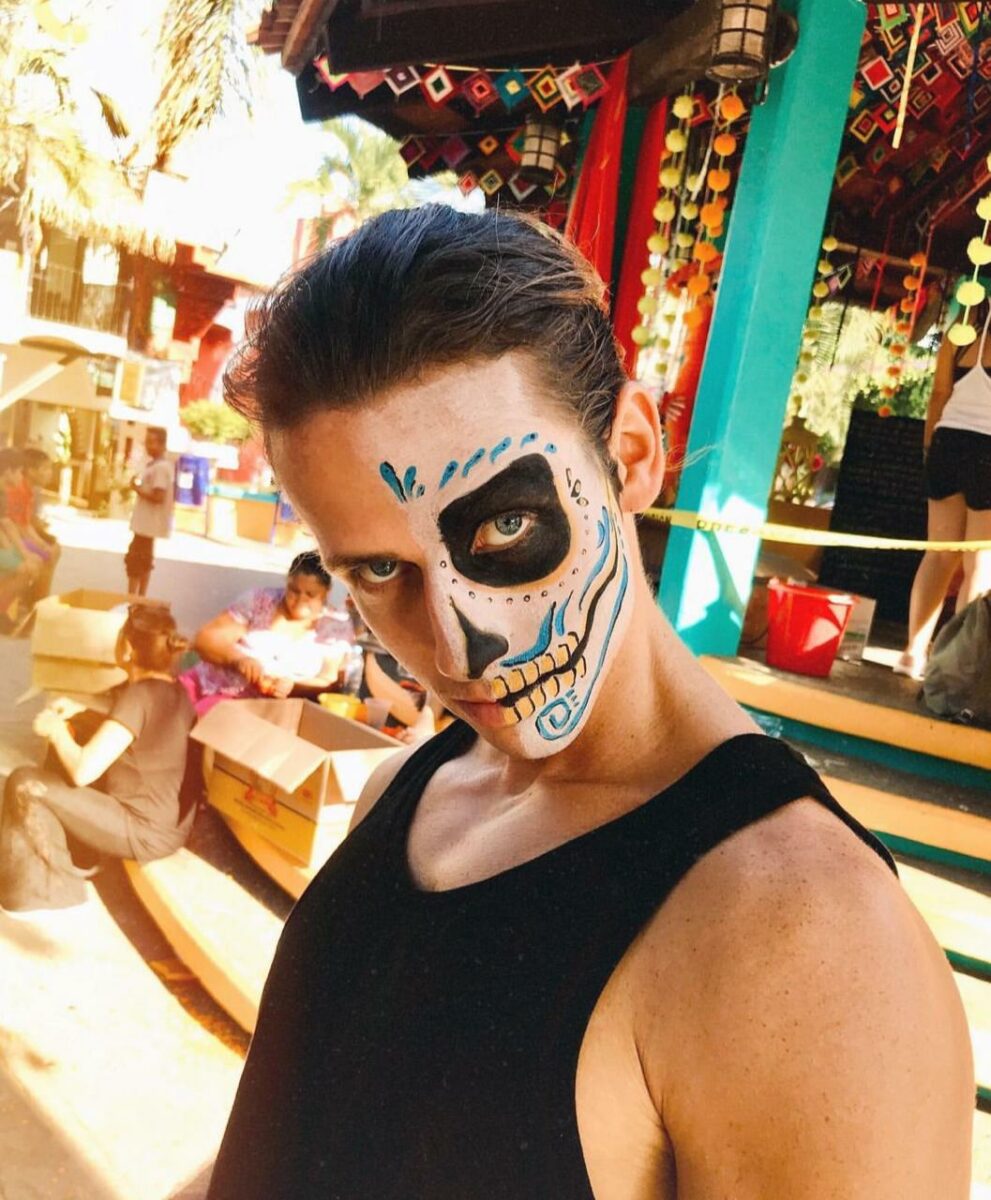 maquillaje de catrines fotos hombres disfraces