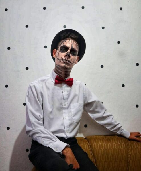 día de muertos hombre