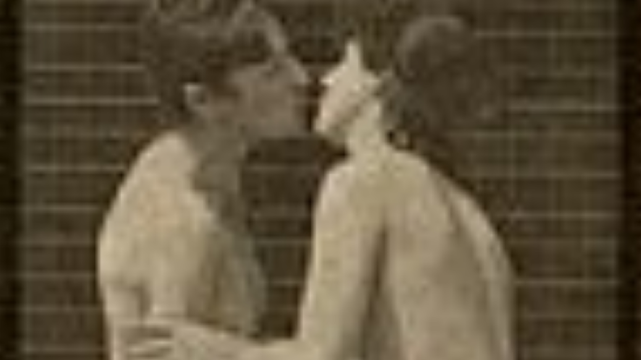 Eadweard Muybridge beso lésbico secuencia
