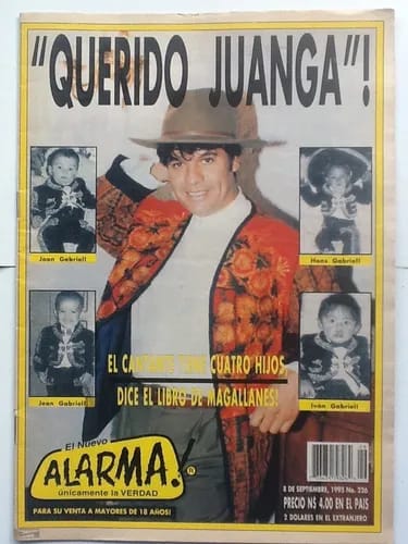 juan gabriel en revista alarma