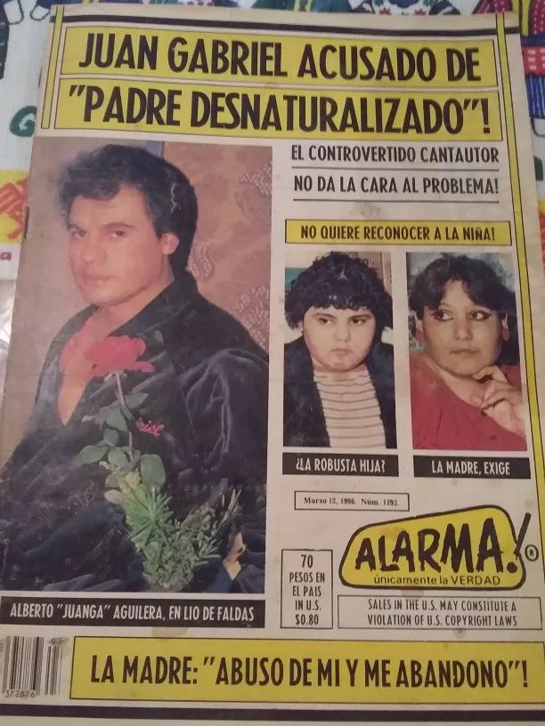 Juan Gabriel Portada Alarma