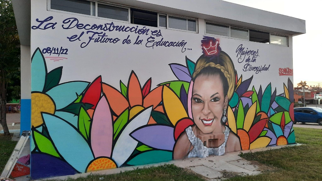 La Chuya mujer trans Mazatlán Sinaloa mural