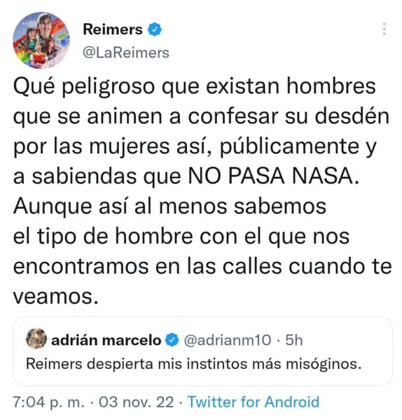 periodista respuesta